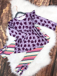 Pete + Lucy - Girls Leaf Pant Set