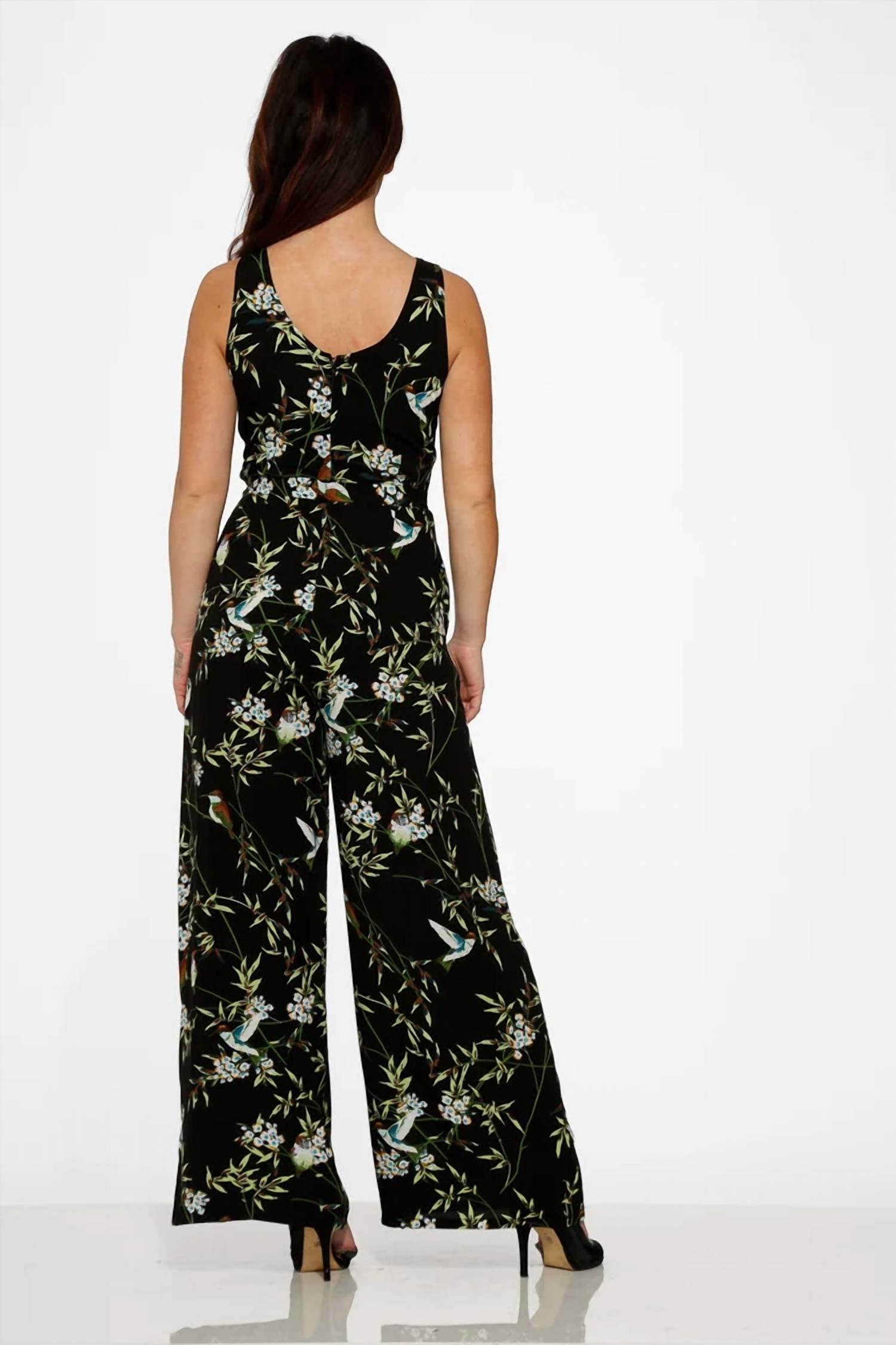 Orchid Bloom - Leaf Jumpsuit