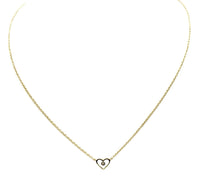 House Of India - Women's Enameled Heart Necklace