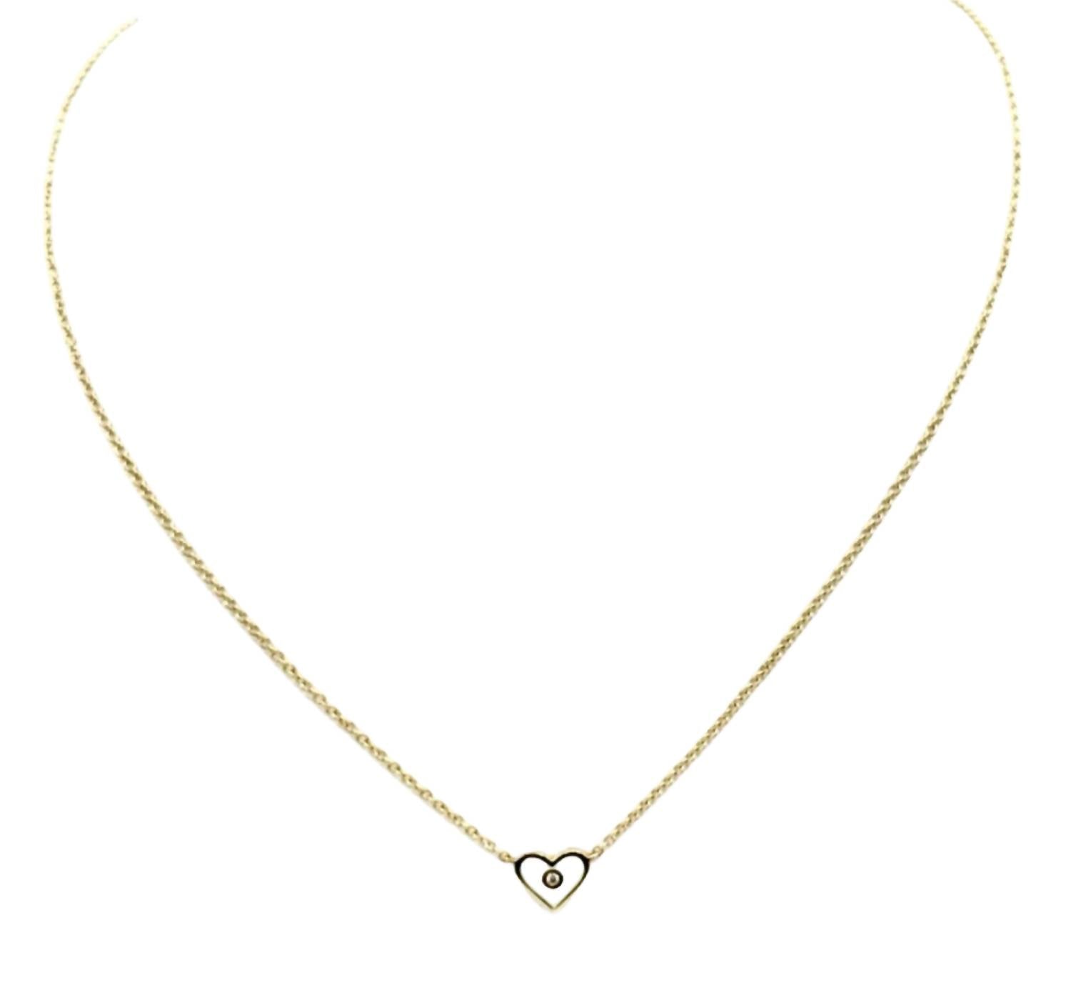 House Of India - Women's Enameled Heart Necklace