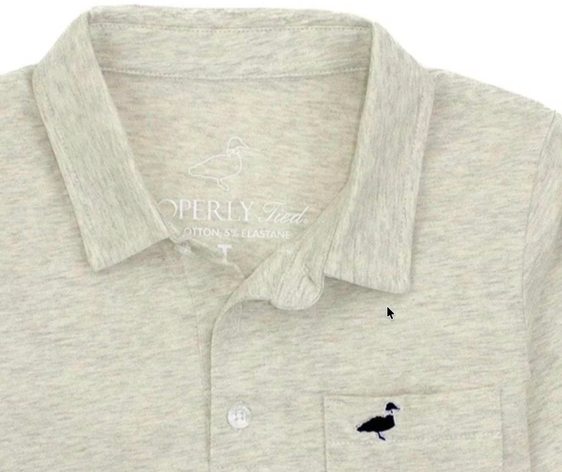 Properly Tied - Boy's Long Sleeve Harrison Pocket Polo