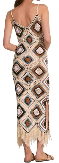 Elan - Crochet Midi Tank Dress