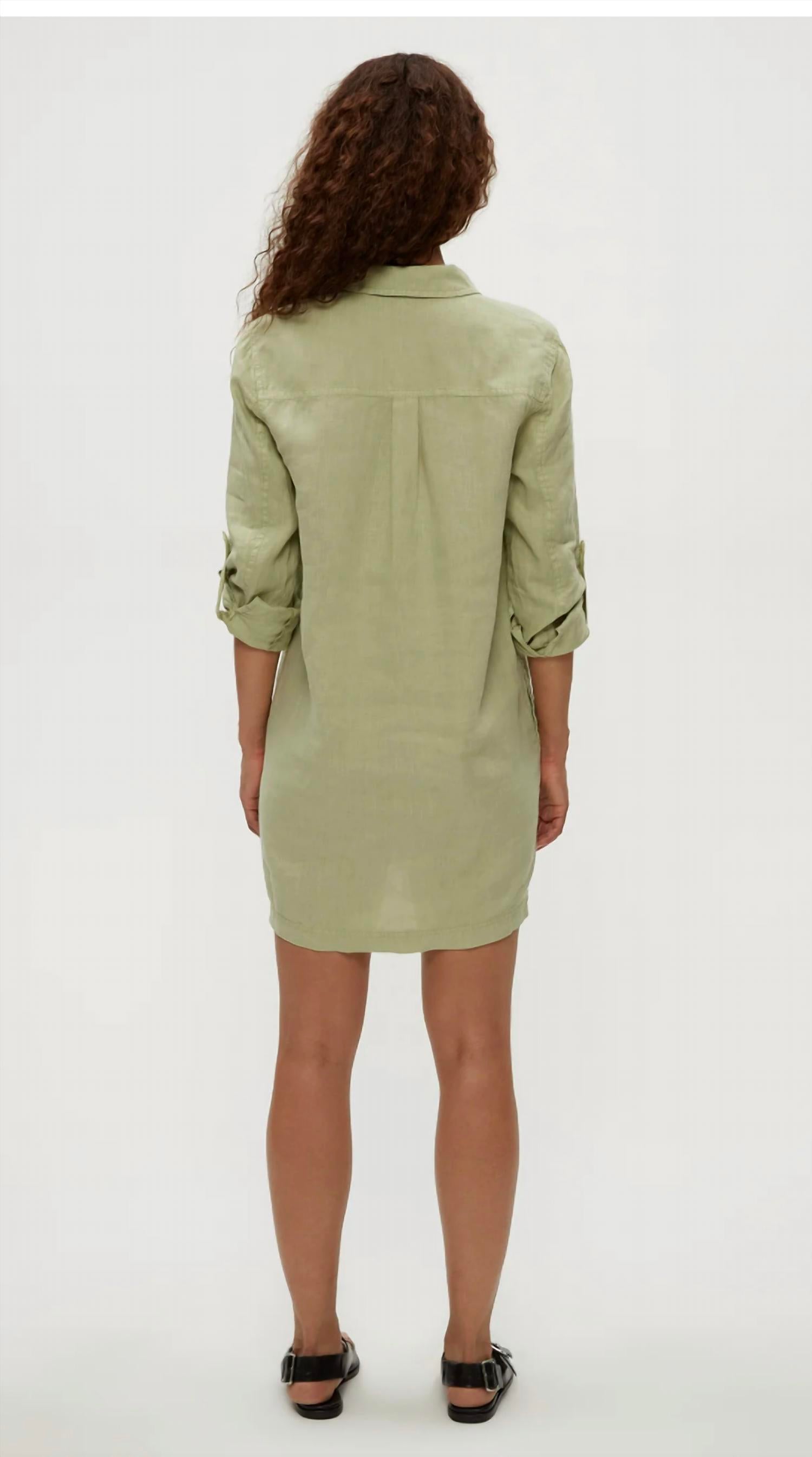 Michael Stars - Eleanor Linen Shirt Dress