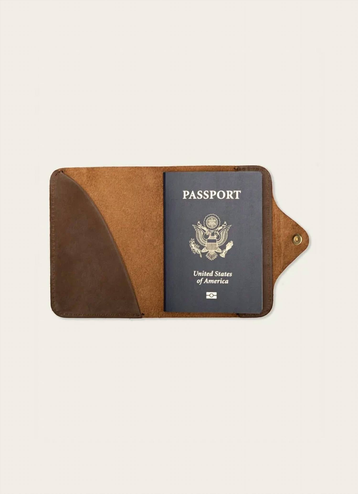 Wp Standard - Unisex Leather Snap Passport Travel Wallet