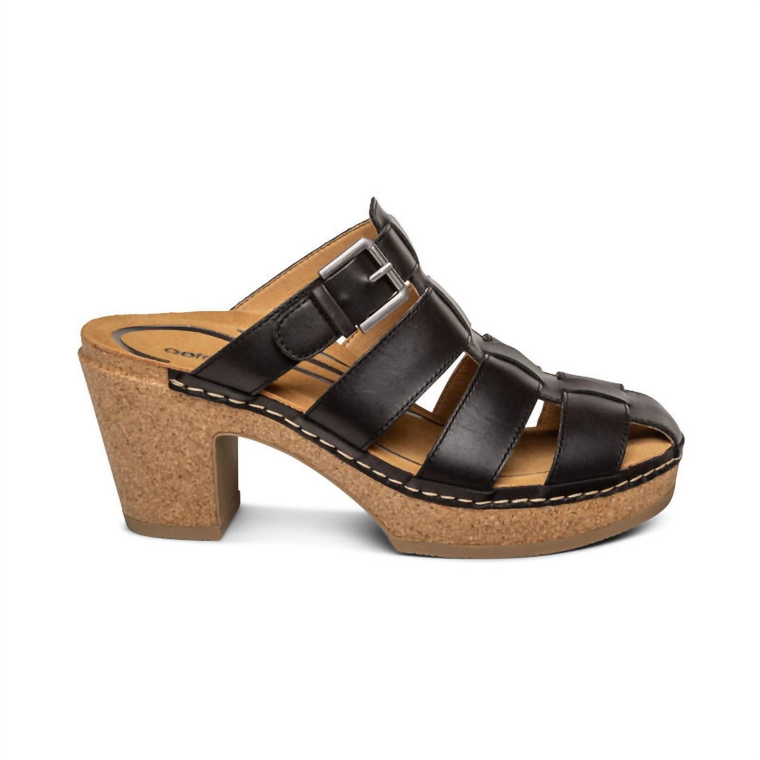 Aetrex - Women's Cally Fisherman Cork Heel