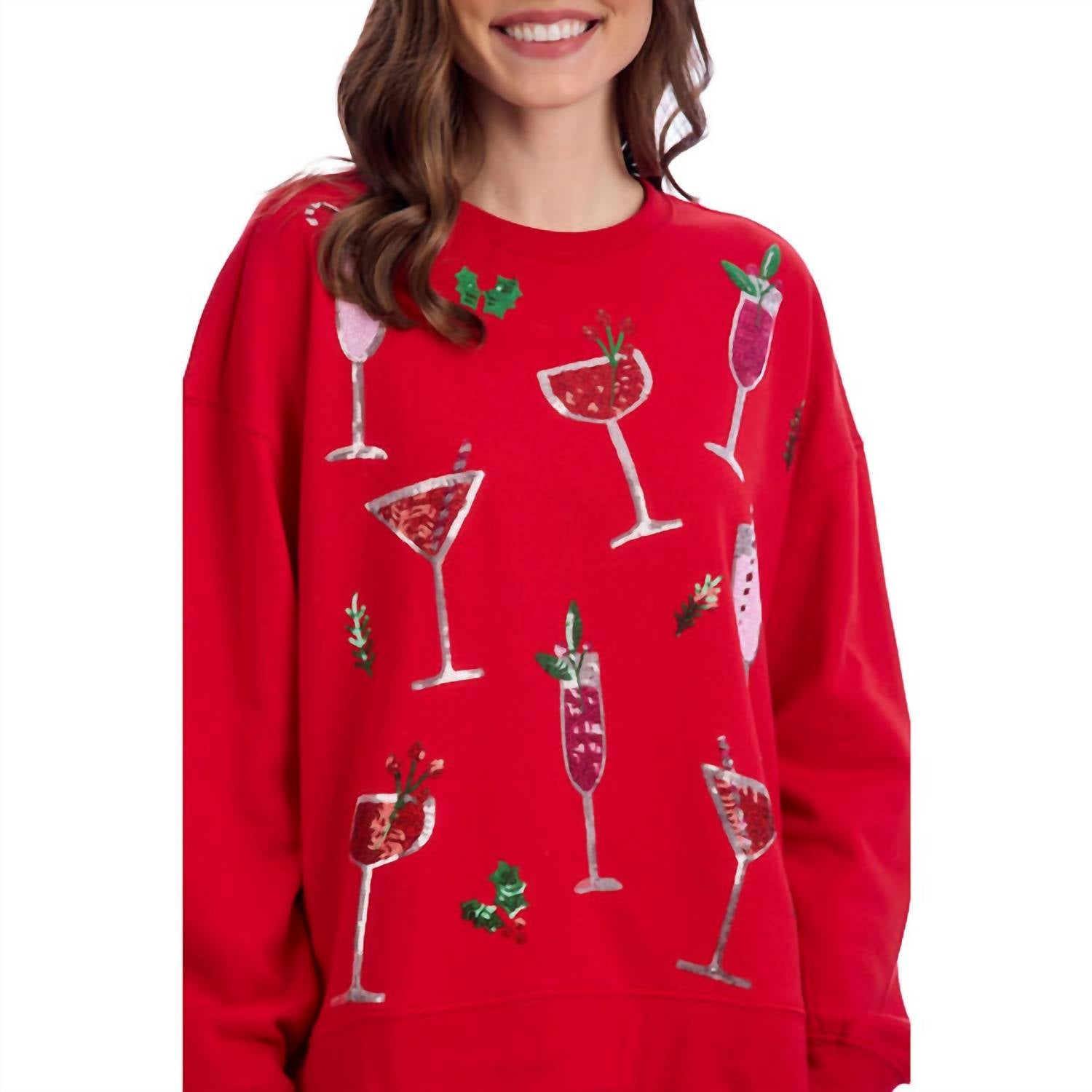 Mudpie - Holiday Sparkle Sweatshirt