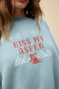 Daydreamer - Kiss My Aspen Shrunken Raglan Sweatshirt