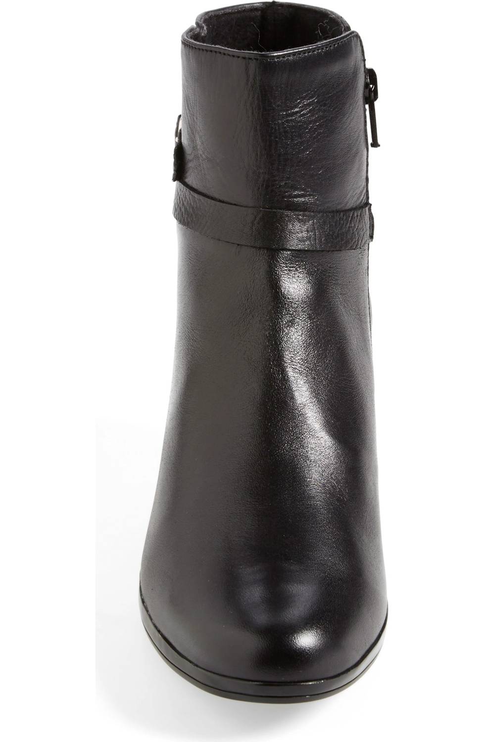 Munro Women's Dylan Boots in black leather - women's shoe - alternate view