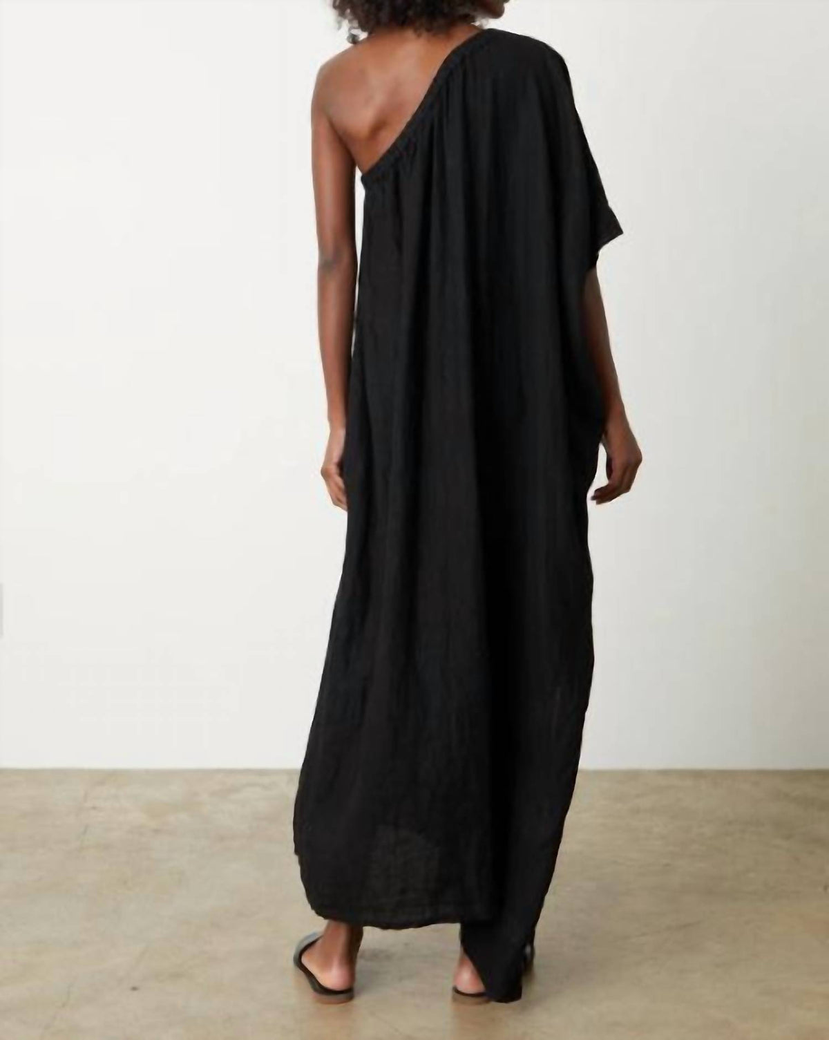 Velvet By Graham & Spencer - Andrea Linen One Shoulder Dress