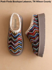 Oasis Society - Women's Brandi Platform Cozy Mule Slipper