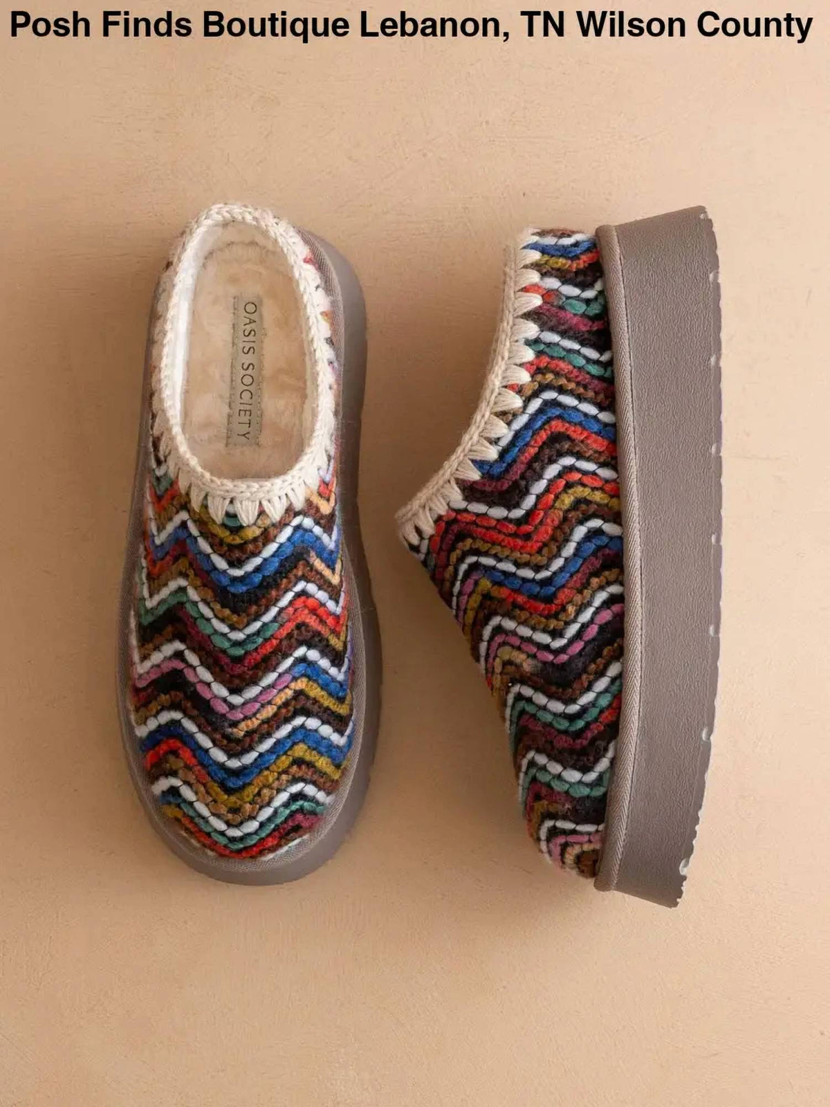 Oasis Society - Women's Brandi Platform Cozy Mule Slipper