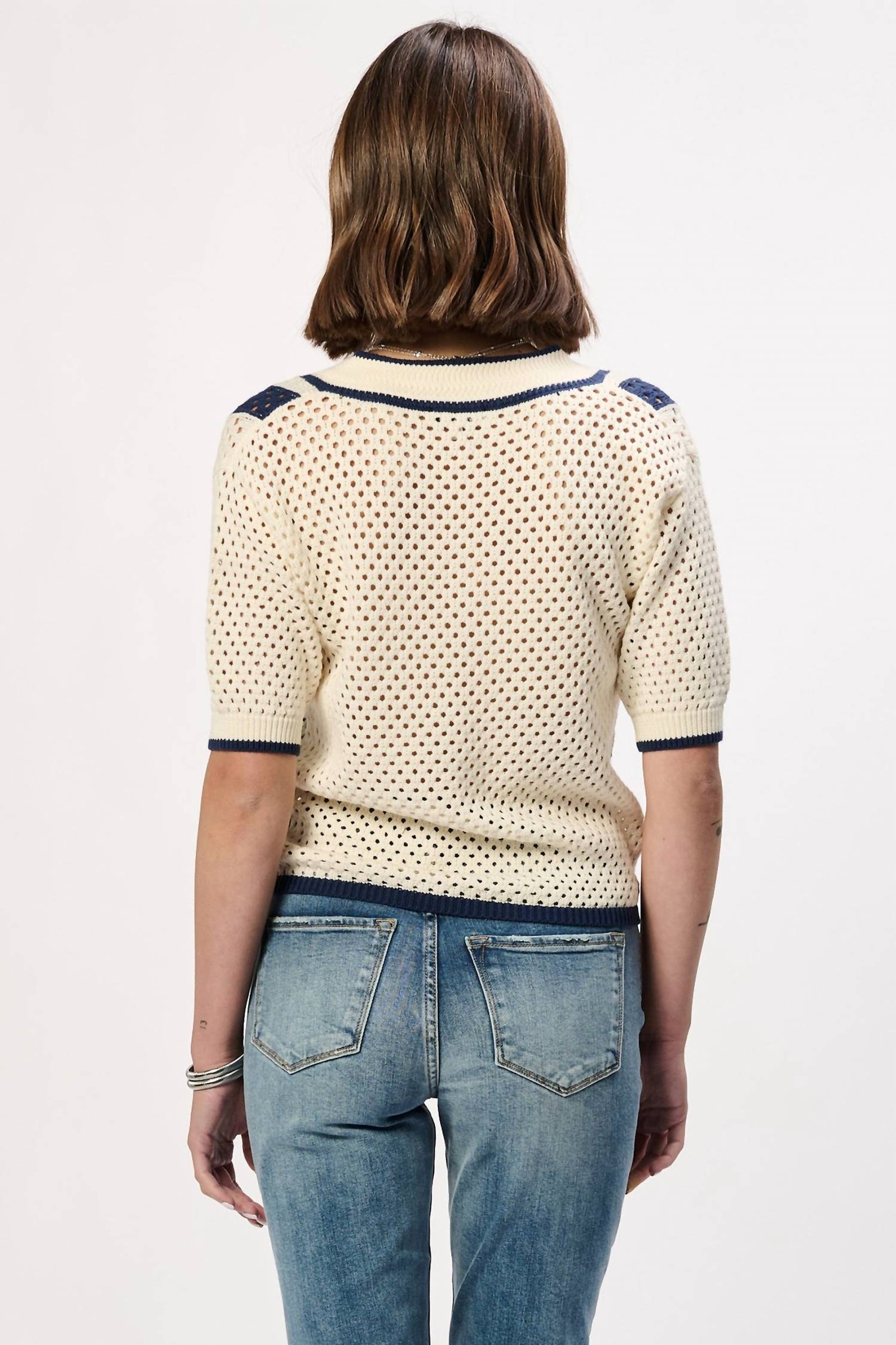 Another Love - Priscilla Striped V-neck Top