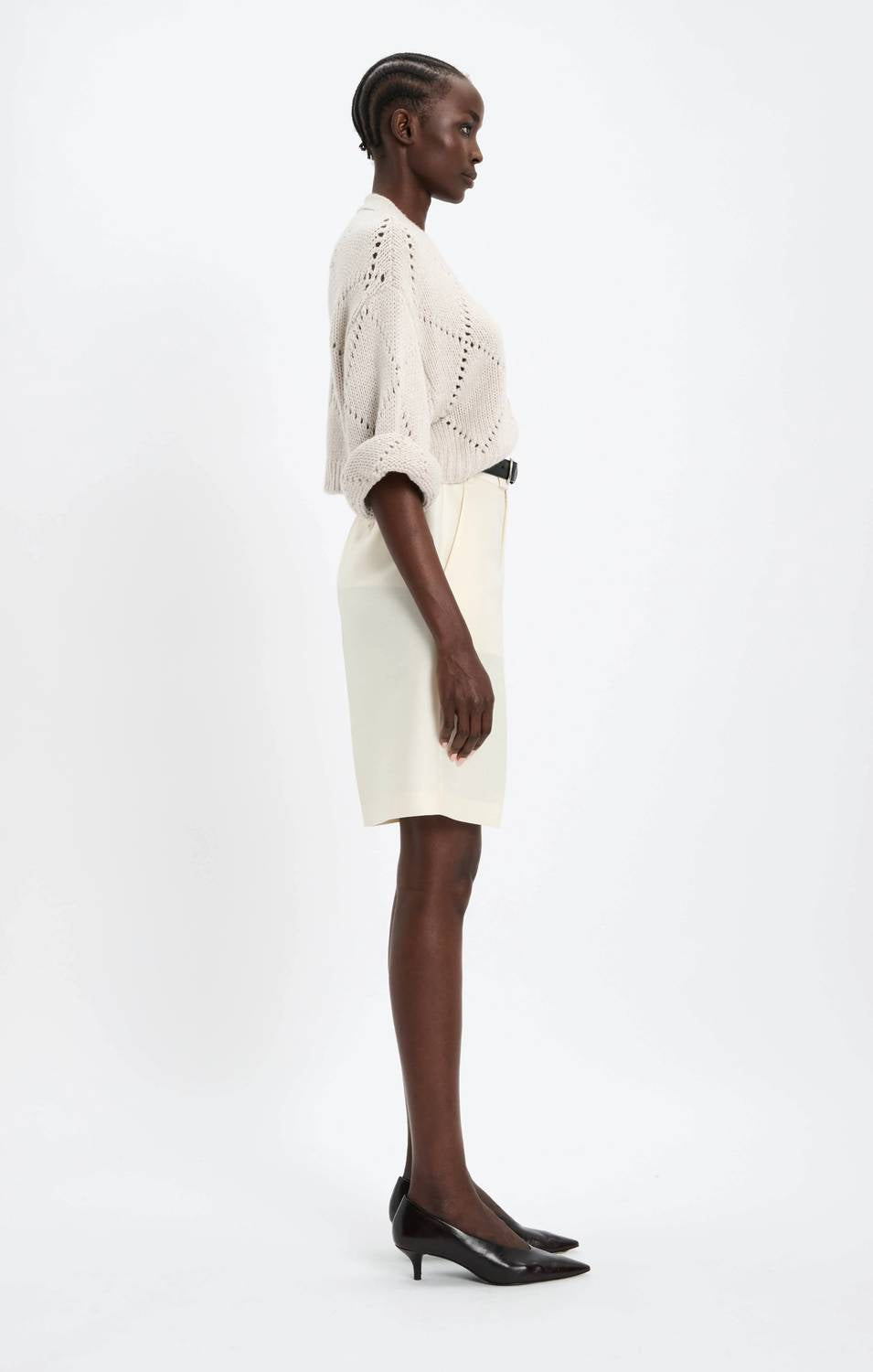 Arch4 Cashmere - Hollingsworth 3/4 Sleeves Cardigan