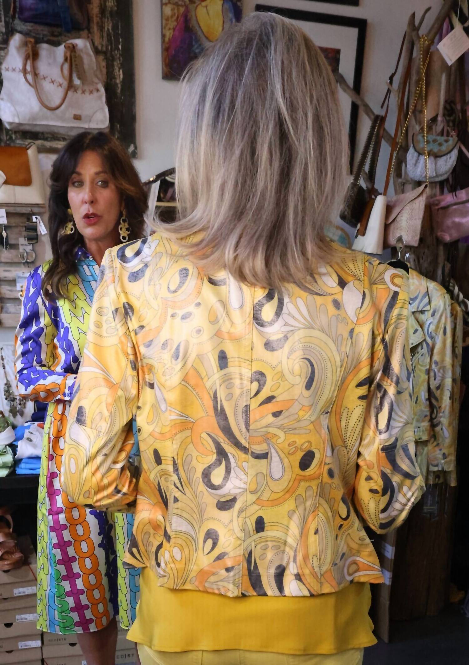 Insight - Print Vegan Leather Jacket