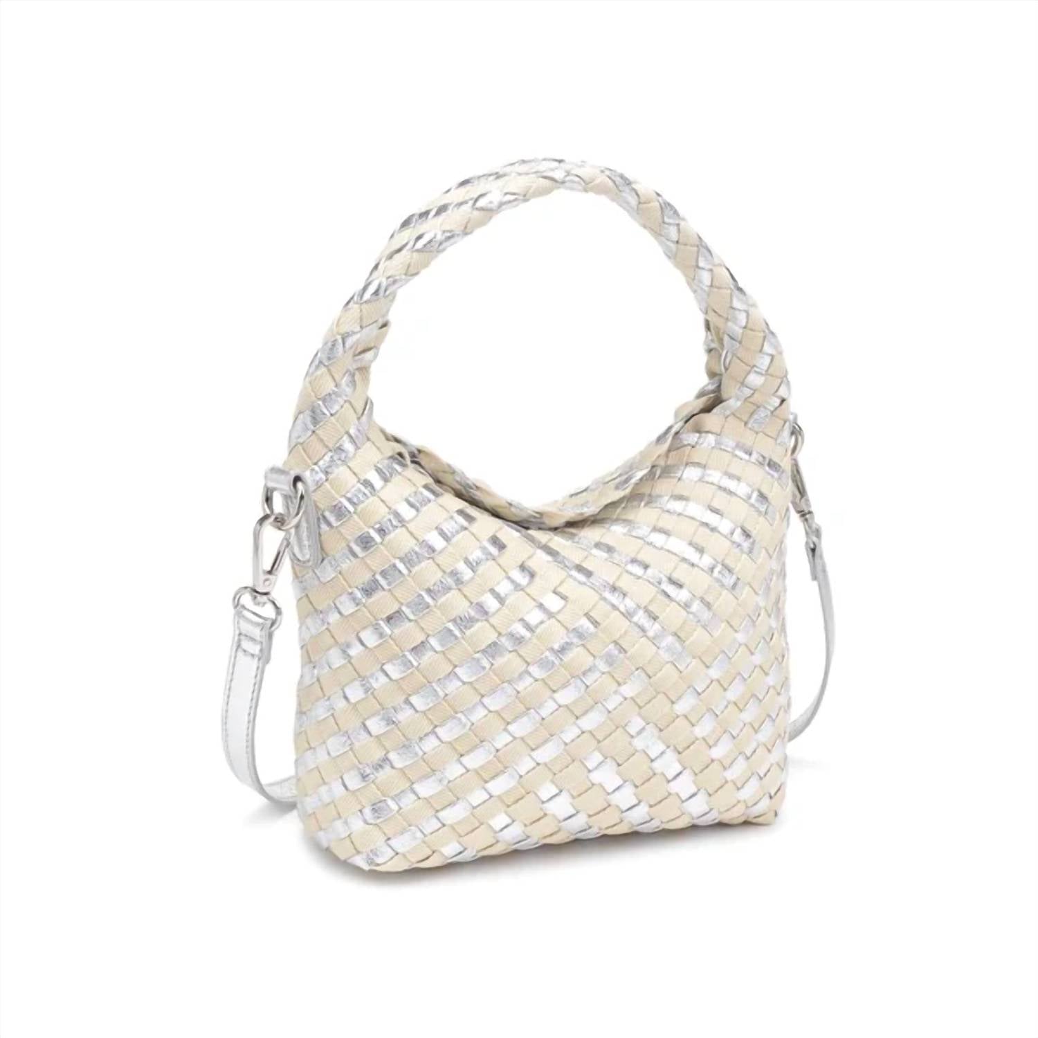 Moda Luxe - Women's Jessamine Woven Crossbody Bag