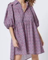 Meet Me In Santorini - Poplin Pleats Dress
