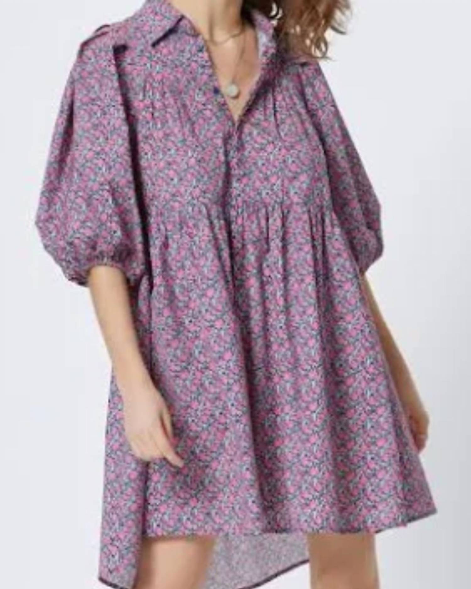 Meet Me In Santorini - Poplin Pleats Dress