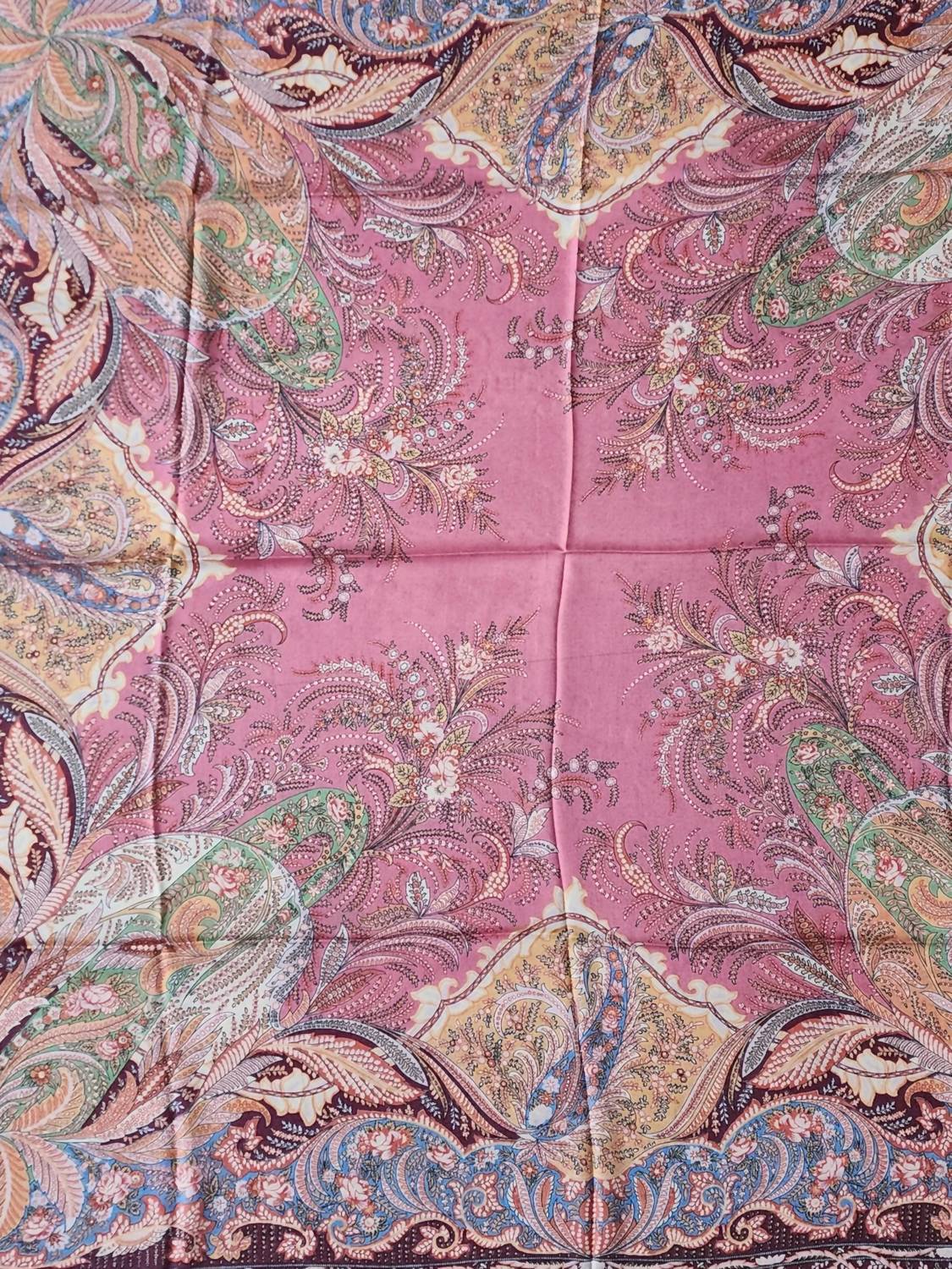 Etro - Women's Paisley & Floral Wool Blend Sheer Shawl Scarf