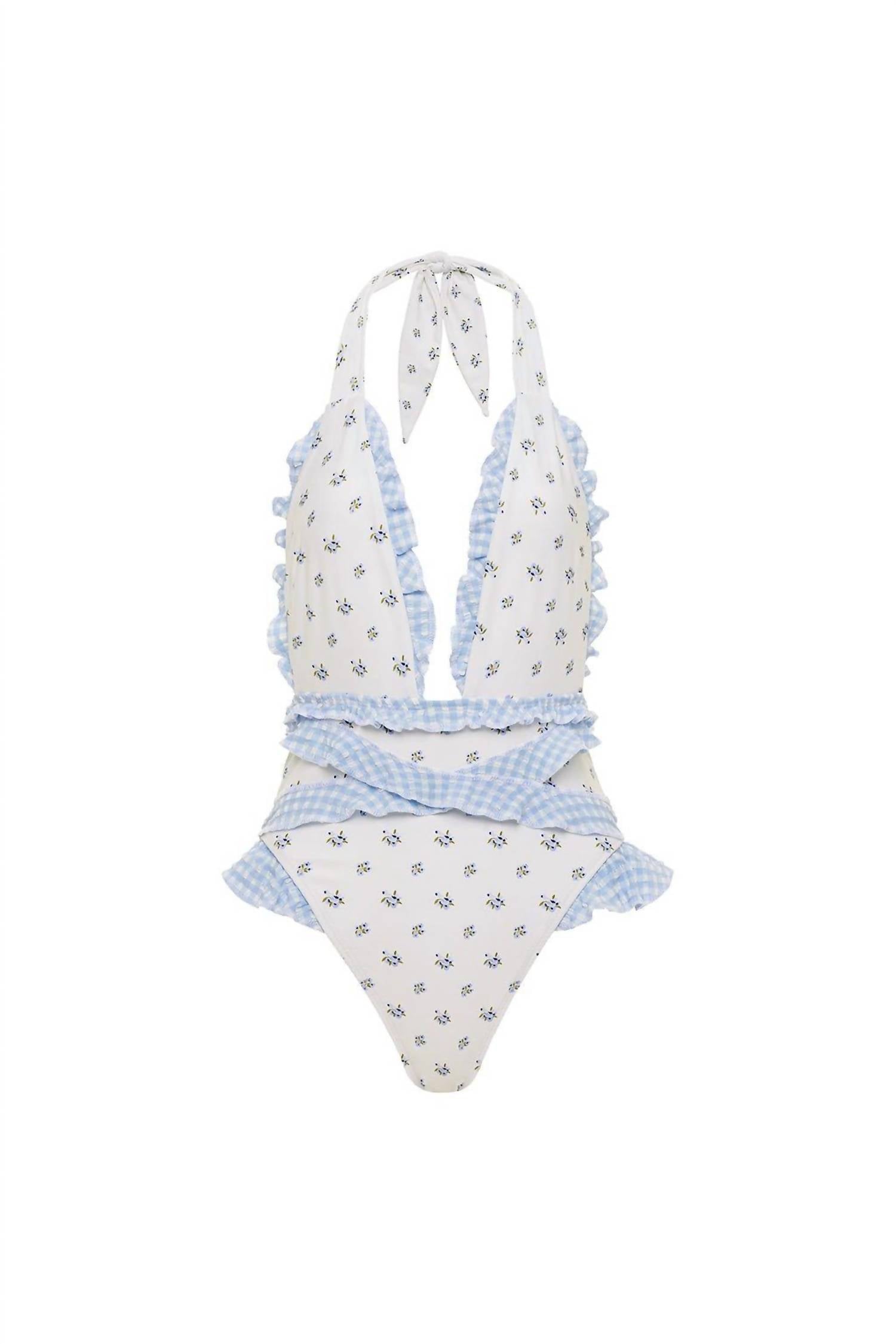 Montce - Tropez Ruffle Edge One-piece Swimsuit