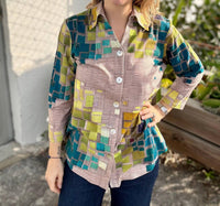 Parsley & Sage - Irene Printed Button Down Shirt
