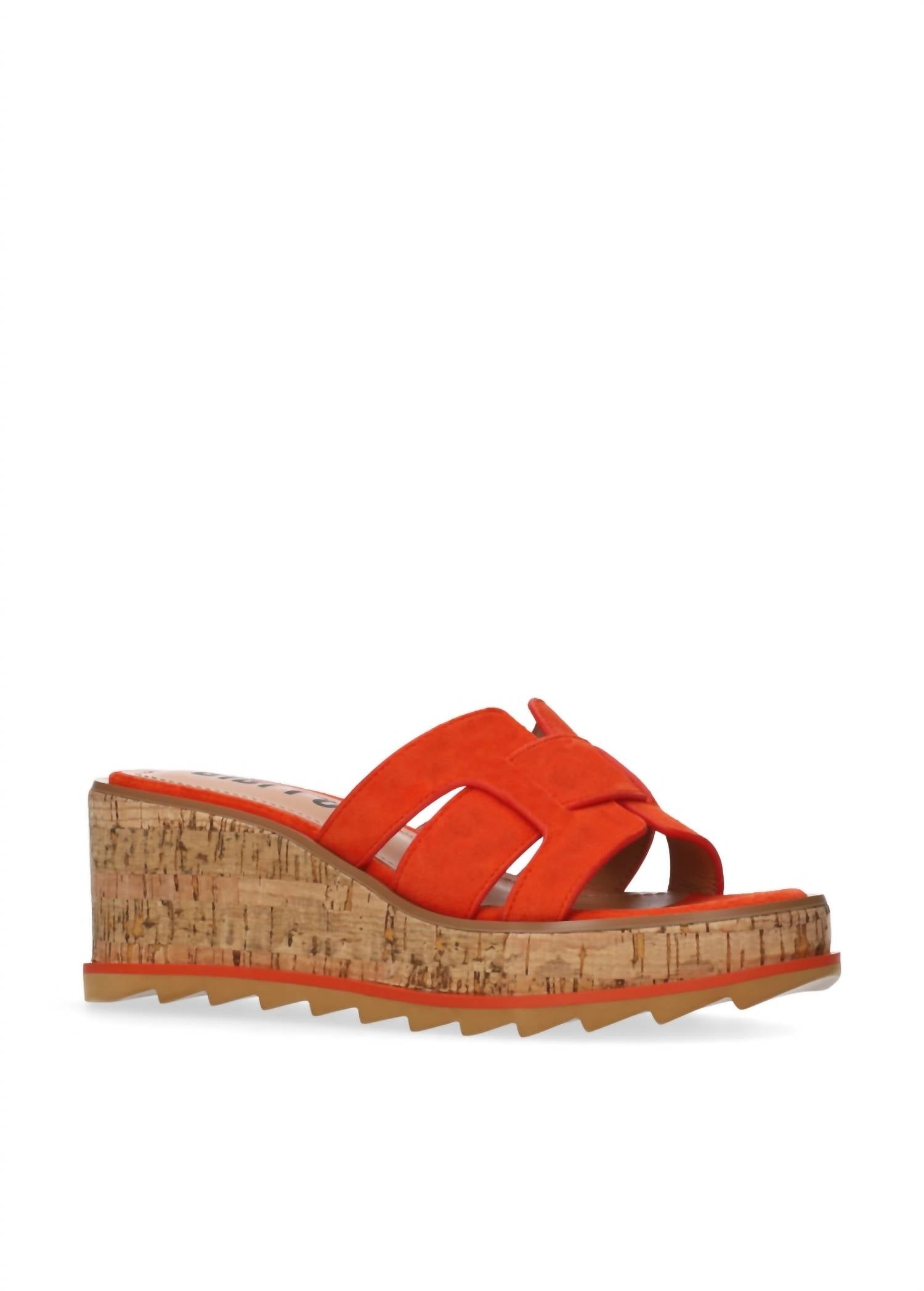 Bibi Lou Women's Wendy Wedge Sandals in red - women's shoe