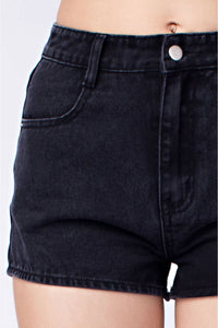 Honey Punch - Be the Star High Waist Denim Short