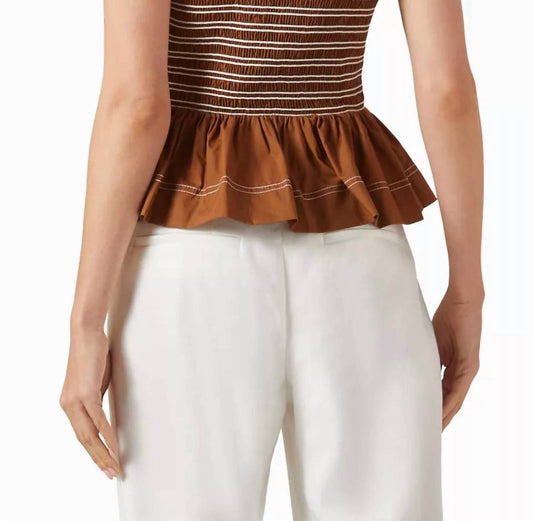 Veronica Beard - Ophelia Self-tie Straps Top