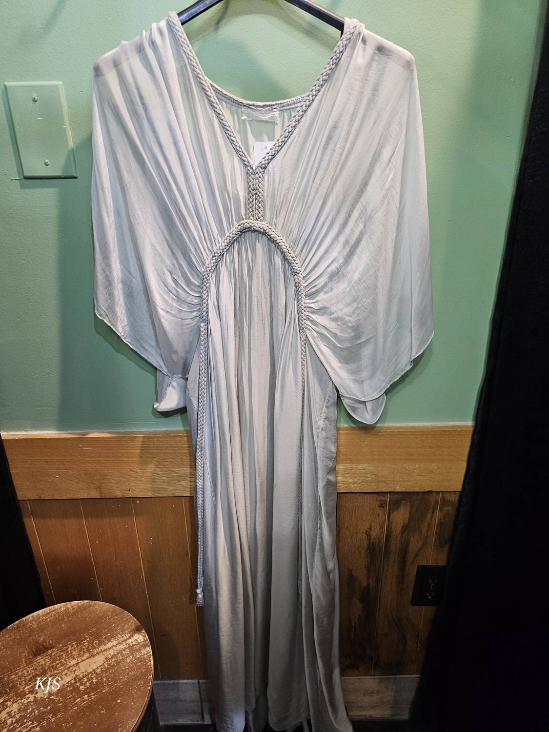 Made In Italy - Women's Silk Maxi Dress