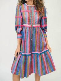 Marie By Victoria Dunn - Amelie Midi Bejeweled Dress