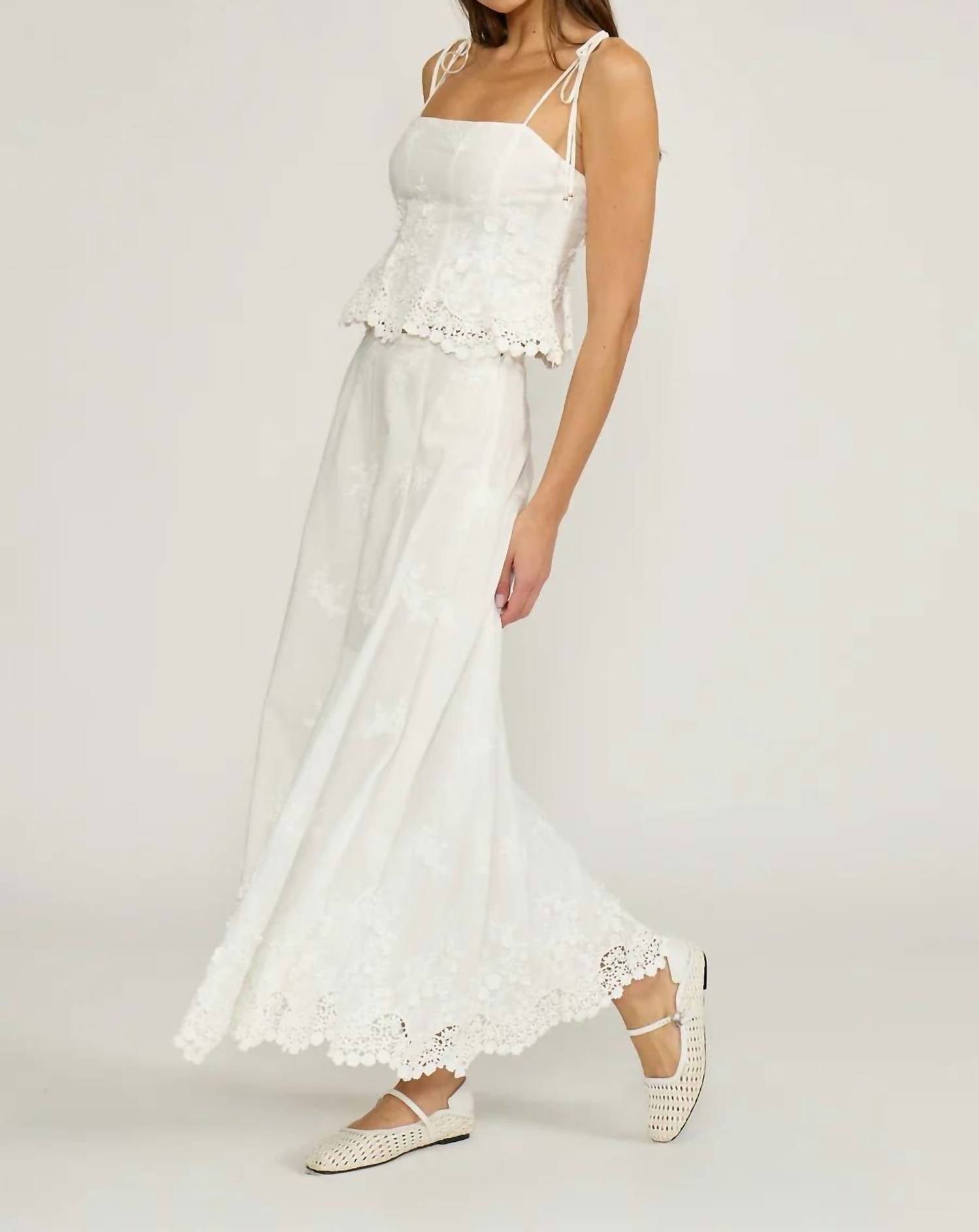 Lucy Paris - Jolene Eyelet Skirt