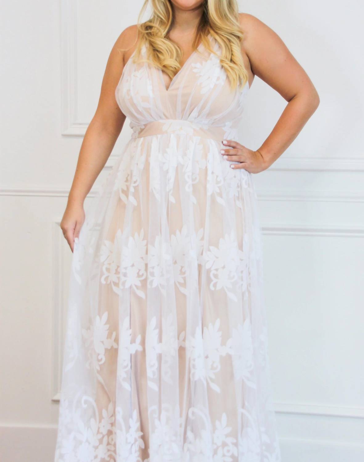 Luxxel - Here Comes The Bride Maxi Dress