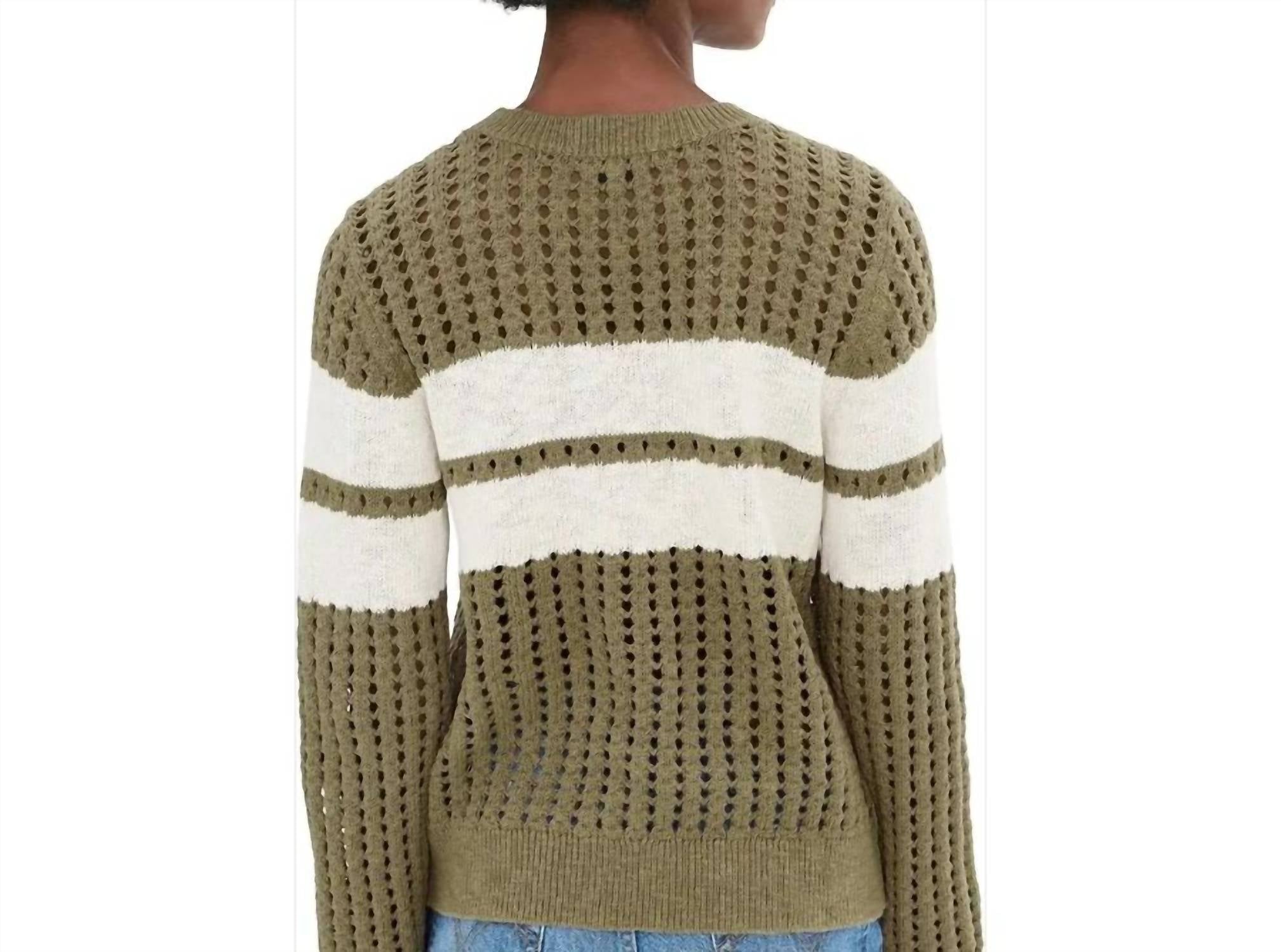 Sanctuary - Sporty Openwork Popover Sweater