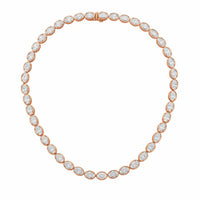 Diana M Jewels - Women's Oval Lab-Grown Diamond Pendant Necklace (50.00 Ct) - Signature