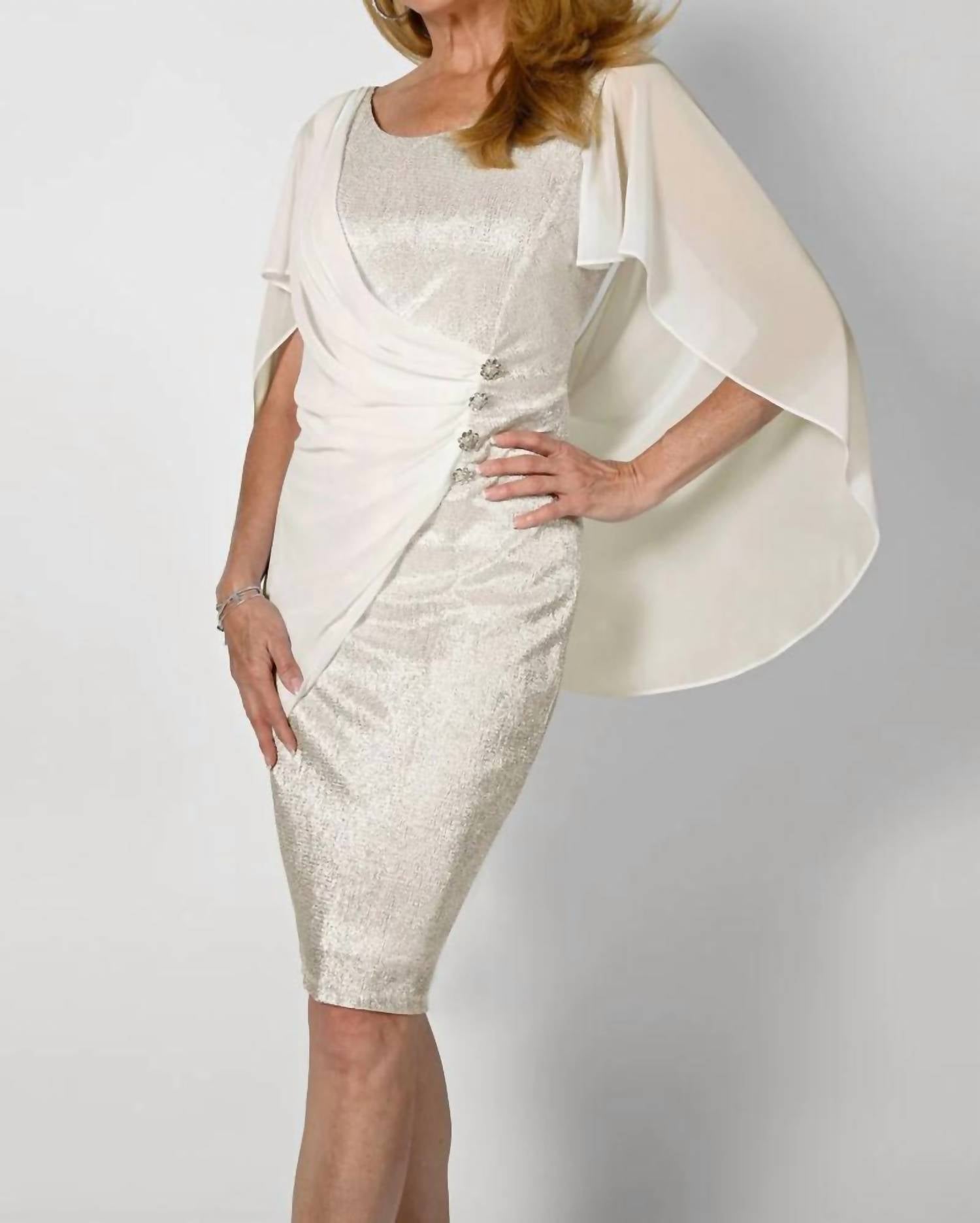 Frank Lyman - Ruched Sheath Dress