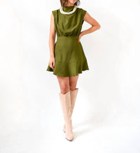 Glam - Cowl Me Maybe Tie Waist Dress