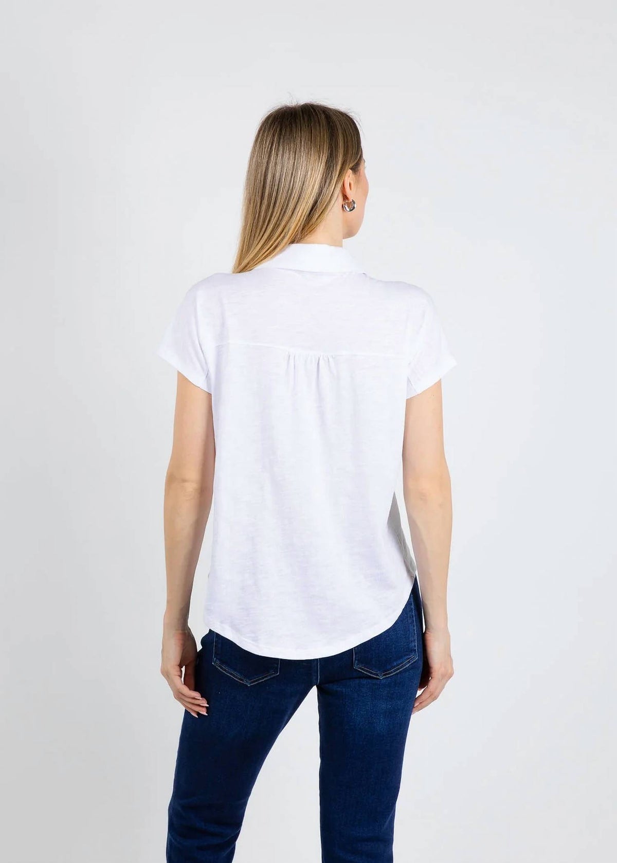 Elliott Lauren - Bella Button Front Tee