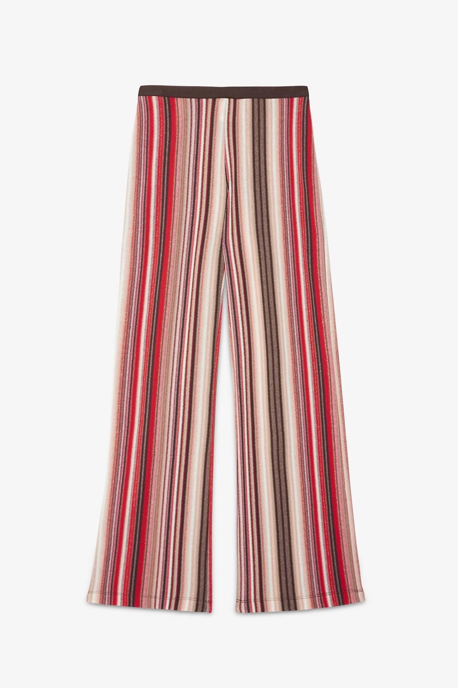 Ottod'Ame - Stripe Print Knit Pants