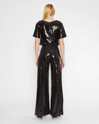 Ripley Rader - Sequin Crop Wide Leg Pant