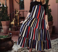 Mini Nod - Girls Striped Maxi Dress