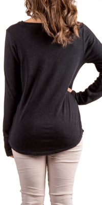 Gigi Moda - Iseppa Henley Long Sleeve Shirt
