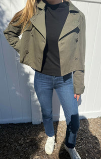 Bobi - Crop Trench Coat