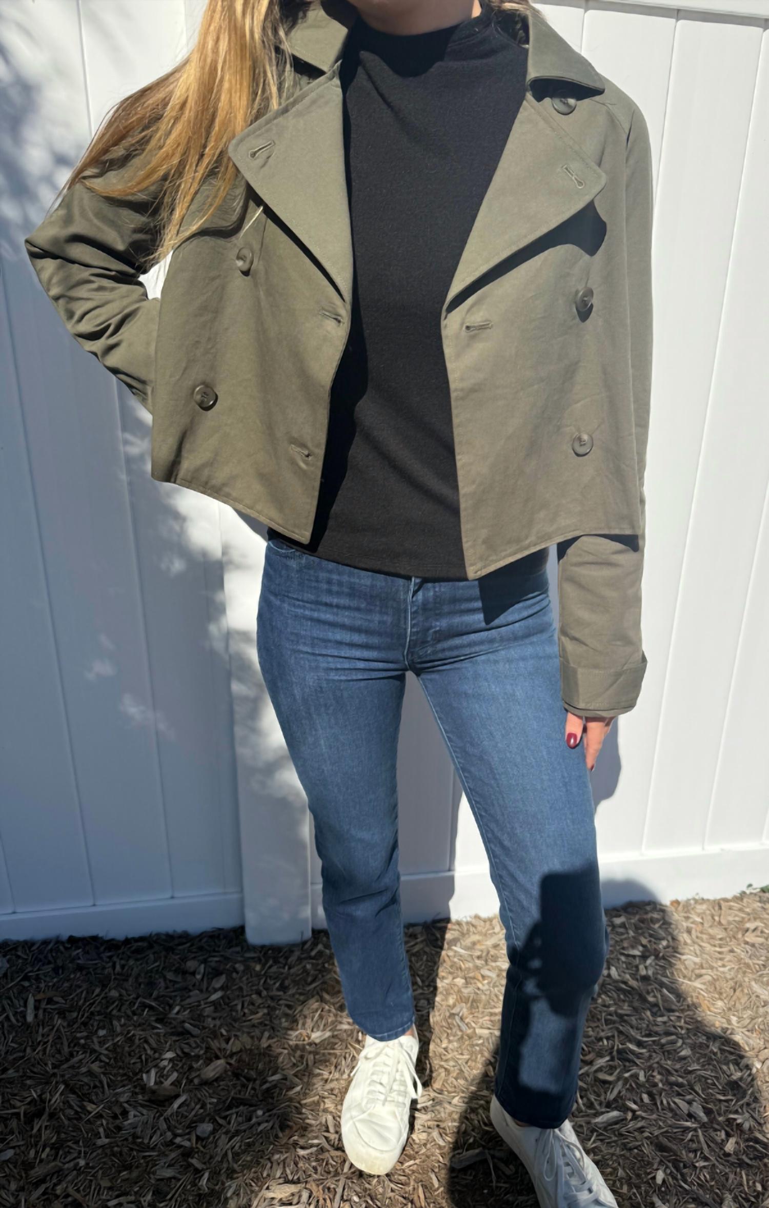 Bobi - Crop Trench Coat