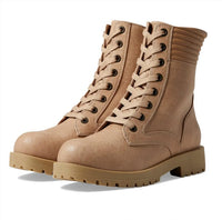 BLOWFISH Women's Athena Lace-up Boot in beige - women's shoe