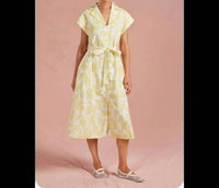Strut & Bolt - Scalloped Shirt Midi Dress