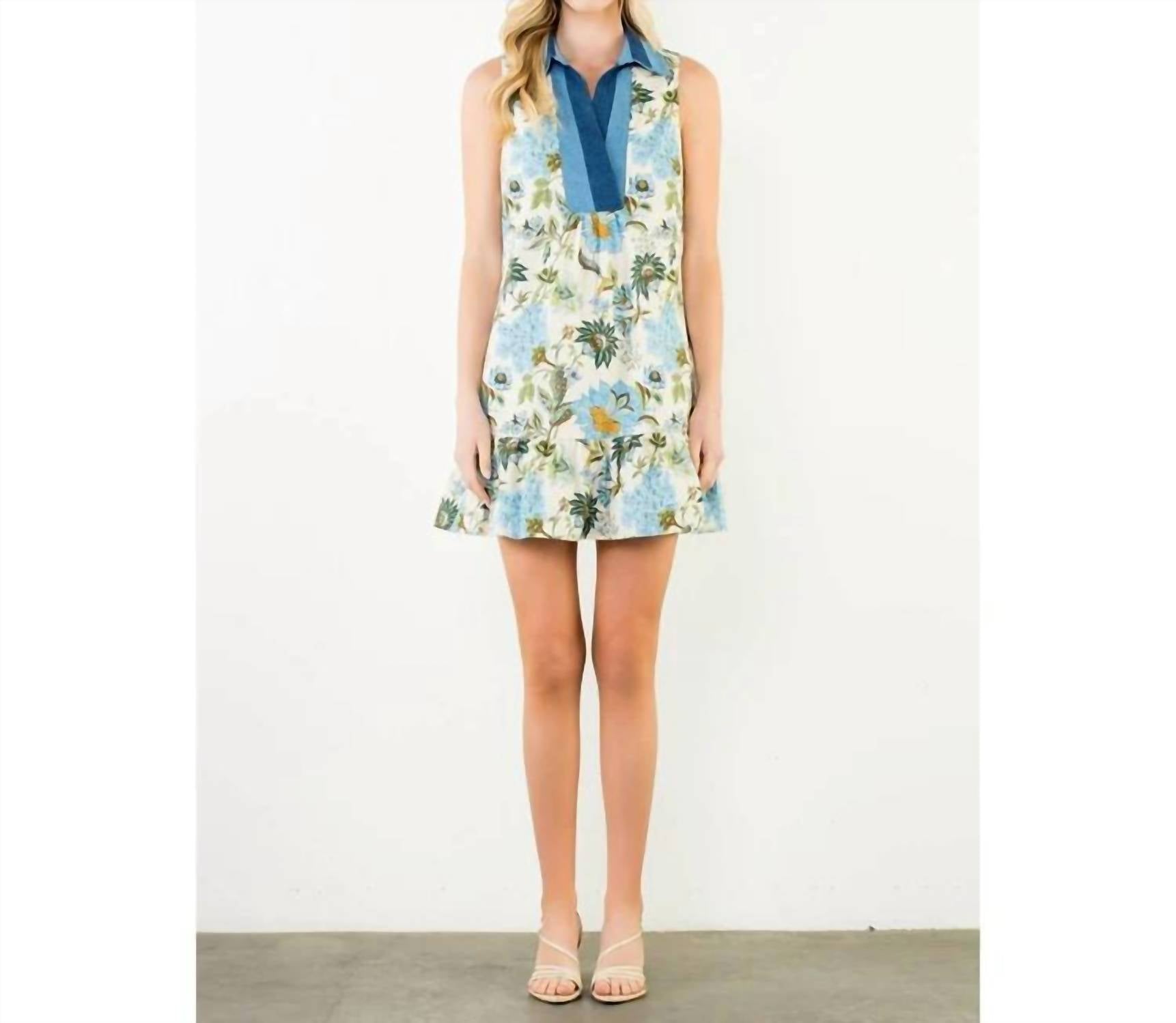 Thml - Sleeveless Floral Pattern Dress