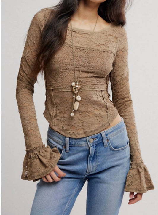Free People - LACE LAYER TOP