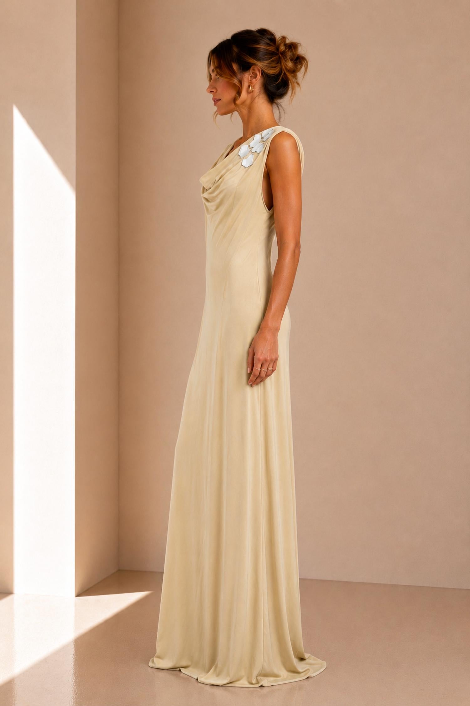 Pier Antonio Gaspari - Sleeveless Fluid Maxi Dress