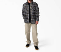 Dickies - Water Repellent Fleece-lined Flannel Shirt Jacket