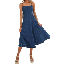 Flying Tomato - Women's Delilah Denim Midi Dress