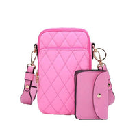 Jen & Co. - Women's Parker Vegan Quilted Crossbody Bag